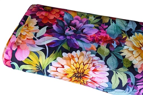 Click to order custom made items in the Zinnias fabric