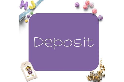 Order Deposit to be custom made on this page 